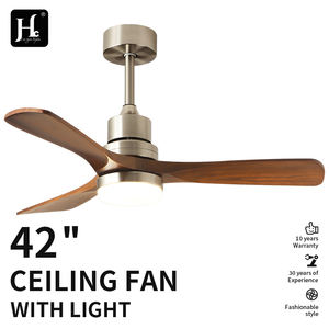 Ventilateur de plafond moderne intelligent à LED avec inverseur, 6 vitesses de vent, télécommande, 42 pouces, 3 pales, profil bas, lumière pour salon, DC - Product Image 3