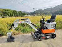 Mini-excavatrice sur chenilles HERESTRONG HS12 1 tonne, moteur et pompe certifiés CE EPA, mini-pelle, assurance qualité