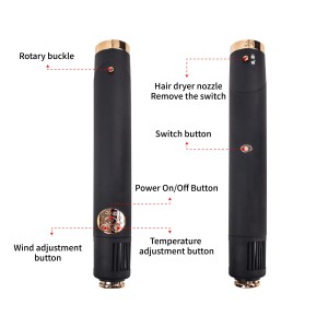 Profesional salón Bldc Airstyler rizador eléctrico Multi Hair Styler y cepillo de aire caliente giratorio 5 en 1 cepillo secador de pelo - Product Image 4