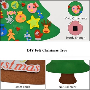 Nouveaux produits <span class=keywords><strong>2022</strong></span> maison décoration personnalisée enfants bricolage feutre arbre <span class=keywords><strong>de</strong></span> noël - Product Image 3