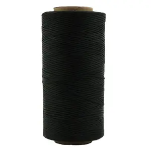 210D small roll wax wire 80 color spot wholesale hand woven wax rope hand sewn leather goods flat wax thread