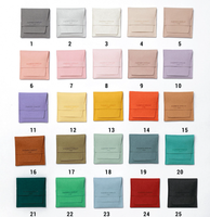 Penjualan Panas Tas Kemasan Perhiasan Mewah Mini Berbahan Beludru untuk Anting, Jam Tangan, Kalung, Dapat Digunakan Kembali, Kantong Suede Mikrofiber dengan Tutup, Dapat Disesuaikan