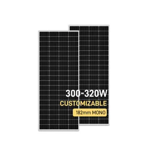 HT 32 셀 270w 태양 전지 패널 275w 모노 블랙 태양 광 pv 패널 모듈 280w 다결정 태양 전지 패널
