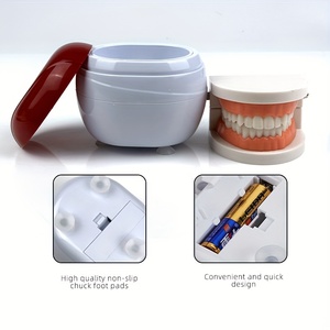 Nettoyeur de prothèses dentaires, appareil <span class=keywords><strong>portable</strong></span> de nettoyage de bijoux et de montres, entretien d'appareils dentaires électriques avec micro-vibration - Product Image 6