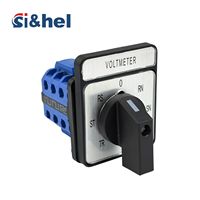 Saklar Pemilih Tegangan Putar Si&hel LW28 20A, Saklar Pemilih Voltmeter, Saklar Pengalih untuk Pengukuran