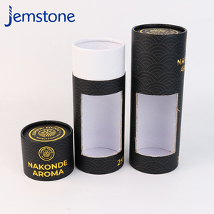 Caja de tubo de Papel kraft con logotipo impreso de tamaño personalizado tubo de embalaje de papel reciclado - Product Image 4