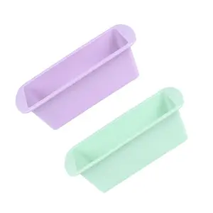 OEM ODM nouveau moule à pain carré réutilisable et durable en silicone pour la cuisson de gâteaux moule de boulangerie pour le pain simple