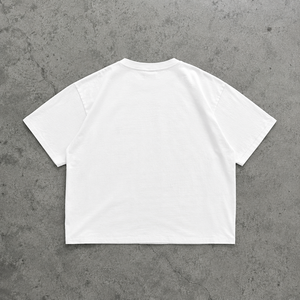 Magliette OEM all'ingrosso, tinta unita, a maniche corte, da uomo, di lusso, bianche, pesanti, senza loghi, per uomo - Product Image 1
