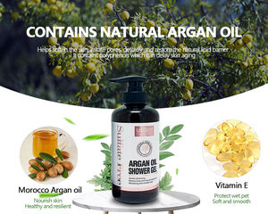 Ventas al por mayor Etiqueta Privada Oem Organic Marruecos Argan Hair Oil Champú y acondicionador Body Shower Gel Set 3 piezas - Product Image 5