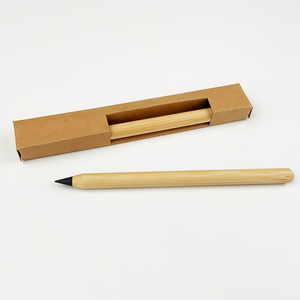 YF personalizzato disegno rotondo bastone carbone di compressione <span class=keywords><strong>matita</strong></span> di bambù nero 15cm per uso artistico scuola - Product Image 2