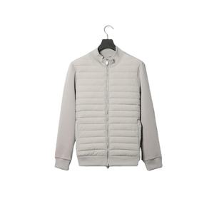 Veste matelassée de style européen et américain, de haute qualité, pour homme, col montant, veste en tricot à empiècements pour l'automne - Product Image 6