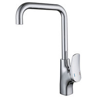 Robinet de cuisine moderne en laiton 59-1 avec bec orientable, mitigeur chaud et froid