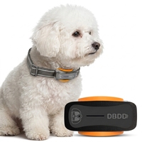Collier intelligent pour chien avec GPS, positionnement en temps réel, alertes géofences, lumière LED, messages sonores, moniteur de santé, contrôle vétérinaire IA, silicone et plastique