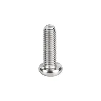 Vis à tête cylindrique cruciforme YB818 en acier inoxydable 304 zingué, A2-70 M2-M8, fixations métriques pour
