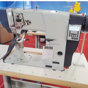 5d Lederen Lange Arm Cilinderbed Extra Zware Compound Feed Lockstitch Naaimachine