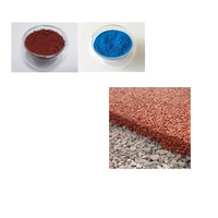 Colorant ciment pigment oxyde de fer bleu 886 couleur