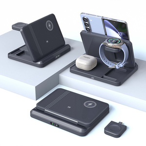 <span class=keywords><strong>Cargador</strong></span> Inalámbrico Rápido 3 en 1 Plegable de 15W para Reloj Inteligente, <span class=keywords><strong>Cargador</strong></span> de Escritorio para <span class=keywords><strong>Samsung</strong></span> Watch 2026, Nuevos Productos - Product Image 6