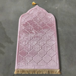 Tappetino da preghiera per adulti con cuscino al ginocchio-Extra morbido tappeto islamico Premium in rilievo a 17 colori, regalo musulmano perfetto per Eid & Wedding - Product Image 5