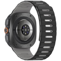 Bracelet de sport de remplacement, accessoires pour Samsung Galaxy Watch Ultra 2, bracelet de montre en silicone magnétique bicolore
