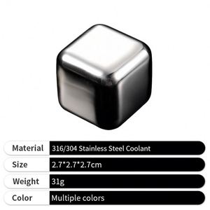 Glaçons en métal de haute qualité, glaçons élégants et minimalistes pour la promotion - Product Image 3