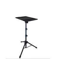 Trípode Estable para Proyector con Soporte Adicional para Teléfono, Soporte de Piso para Laptop de Metal Resistente, Altura Ajustable para Escenario/DJ
