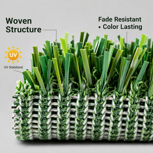 Gazon artificiel tissé à faible entretien, sans tonte, économiseur d'eau, <span class=keywords><strong>tapis</strong></span> <span class=keywords><strong>de</strong></span> gazon pour jardin <span class=keywords><strong>de</strong></span> villa - Product Image 4