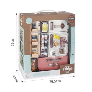 Offre Spéciale Semblant Jouer <span class=keywords><strong>Maison</strong></span> Mini Bébé Réfrigérateur Realastice Cuisine Jouet Pour Les Filles - Product Image 6