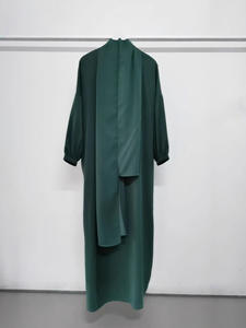 Robe à Capuche Unie Simple avec Poches Latérales <span class=keywords><strong>pour</strong></span> la Prière du Ramadan, Vente en Gros Usine 2026, Idéale <span class=keywords><strong>pour</strong></span> le Moyen-Orient, Convient à Dubaï et à la Turquie - Product Image 5
