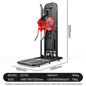 Machine de musculation professionnelle en acier multi-fonctions avec exercices pour la poitrine et le dos, caractéristiques de sécurité réglables - Product Image 3