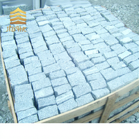 Pavé Cube chinois fait pas cher gris clair pavé pierre granit petit pavé pour pavé extérieur allée