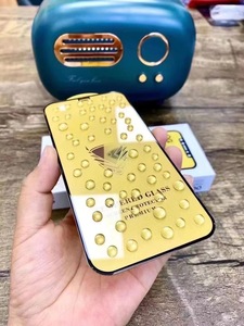OG Gold Armor Vidrio templado para <span class=keywords><strong>iPhone</strong></span> 17 Air 16 15 7 8 Plus XS XR 11 <span class=keywords><strong>12</strong></span> 13 14 <span class=keywords><strong>Pro</strong></span> MAX Mini Glue Cover Película protectora de pantalla - Product Image 5