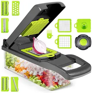 12 In 1 Handbediende Groente Mandoline Slicer Cutter Voedsel Chopper Ui Cutter Groentesnijder