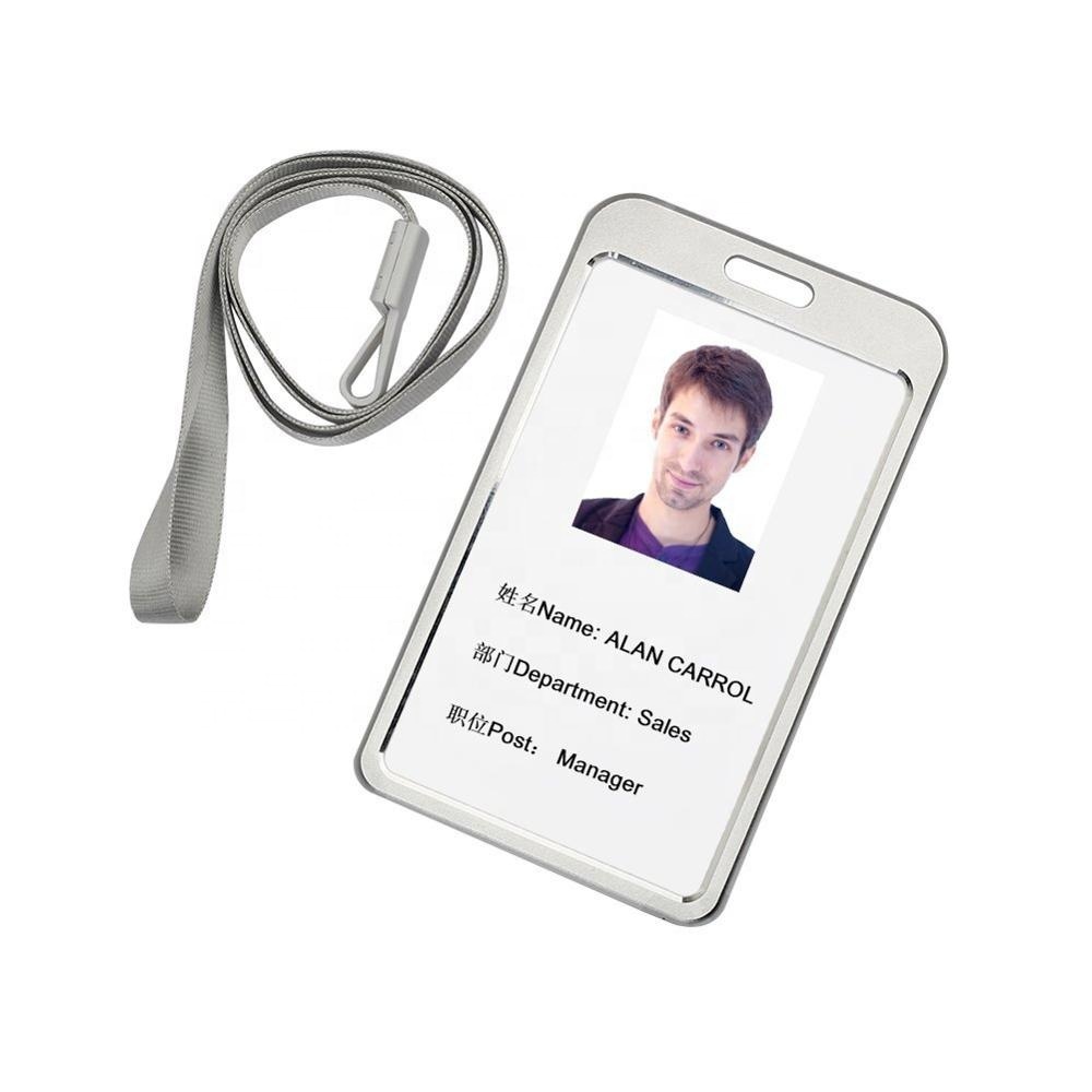 Kingtai Hot Selling Satin Lanyard ID Card Holder School Student Reap Multiple Novelty Zinc Alloy with String Image 2