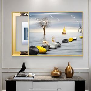 El Arte de la Disimulación: Cubierta de Porcelana Cristalina para Caja de Medidor con un Toque de Clase, Exquisita Cubierta Decorativa para Caja de Medidor Eléctrico con Diseño de Alce - Product Image 2