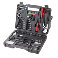 141 pièces outils de super qualité professionnel maison réparation ensemble d'outils à main clé combinée marteau pince promotion trousse à outils