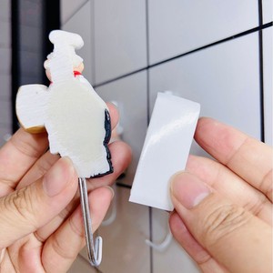 Chef Resin <b>Hooks</b> Wall Mounted Punch Free Strong Adhesive <b>Kitchen</b> Storage <b>Hooks</b> For Utensils - Product Image 3