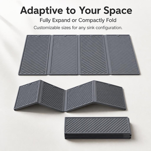 Wholesale Foldable Silicone Drying <b>Mat</b> Custom Logo OEM Dish Drying Pad Factory Direct <b>Kitchen</b> Accessories Waterproof <b>Non</b> <b>Slip</b> - Product Image 3
