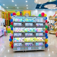 Distributeur de balles à monnayeur double couche pour capsules surprise, machine de jeu d'arcade en métal pour centres de divertissement, pour les 6 ans et plus