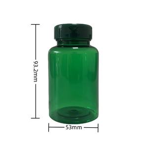Groothandelsprijs 150ml Groene PET Gezondheidsproduct Zeefdruk Tablet Vitamine Farmaceutische Lege Plastic Pillen Capsules Fles - Product Image 3