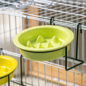 Doe Pet Gamelle <span class=keywords><strong>en</strong></span> céramique pour chien avec support suspendu pour cage, gamelle de distribution lente pour une alimentation saine - Product Image 3