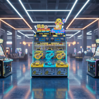 Machine de tir à monnayeur NaiLong Gunner en métal avec de riches prix, éclairage haute intensité, sessions de tombola pour 3 joueurs