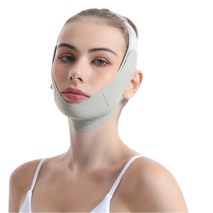 Portatile V-Line riutilizzabile doppio mento cintura di sollevamento casa cura del viso maschera dimagrante bendaggio <span class=keywords><strong>per</strong></span> la cura personale della bellezza del sonno PC - Product Image 2