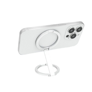 Nouveau support de téléphone portable pliable magnétique double face avec réglage flexible à 360° pour <span class=keywords><strong>regarder</strong></span> <span class=keywords><strong>la</strong></span> télévision et les diffusions <span class=keywords><strong>en</strong></span> <span class=keywords><strong>direct</strong></span> - Product Image 6