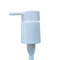 Bouteilles à pompe à lotion anti-déversement en plastique de 22 mm, 24 mm, 28 mm avec bec long mat, col de serrage gauche/droite et ressort de dosage 1 cc