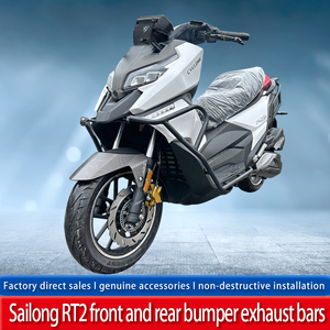 Pare-chocs de moto Zongshen <span class=keywords><strong>Cyclone</strong></span> RT2, nouvelle barre de protection avant et arrière, barre anti-chute, garde-corps, protection du silencieux, protection du moteur - Product Image 3