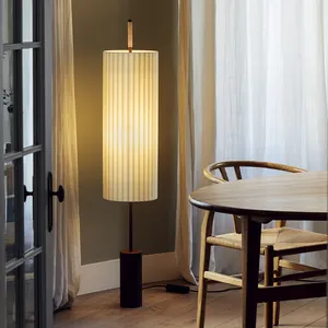 레트로 새로운 중국 젠 티 룸 장식 플로어 램프 일본 거실 소파 침실 분위기 코너 램프