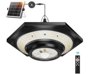 Lámpara Solar LED de Silicio Monocristalino en Oferta, con Control Remoto para Camping y Jardín, Impermeable, Tamaño Pequeño, Clasificación IP65, 6000K - Product Image 1