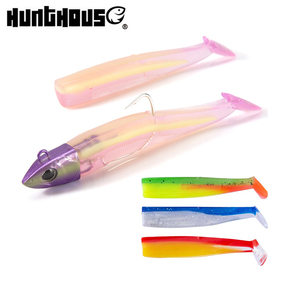 Leurre souple artificiel en PVC Hunthouse Black Minnow, en promotion, pour la pêche en mer, en bateau, à la carpe et aux poissons d'eau salée - Product Image 1