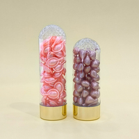 Poudre Capsule Médecine Bouteille Vide Épais Paroi Transparent PET En Plastique Pilules Conteneur Essence Capsule En Plastique Bouteille