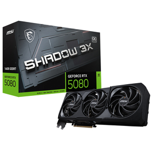 การ์ดจอ GeForce RTX 5080 16G SHADOW 3X OC PCI 5.0 ประสิทธิภาพสูงสุด: 2655 MHz (MSI Center) AI GPU MSI GeForce RTX 5080 1 - Product Image 5